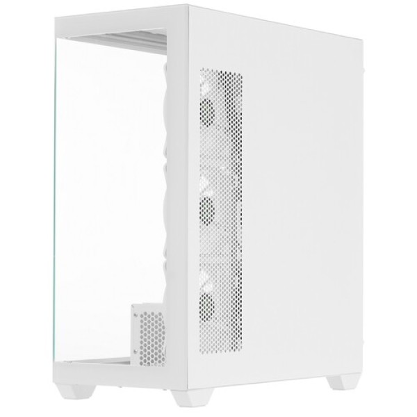Корпус BaseTech eXtreme GFX-05 [BT-GFX-05W-TG-4F-RGB] белый