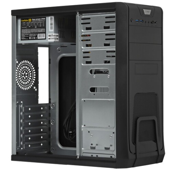 Корпус ExeGate CP-603-CP500 [EX278393RUS] черный