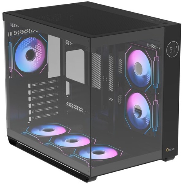 Корпус Ocypus Iota C70 ARGB [Iota-C70-BKD600XX-GL] черный