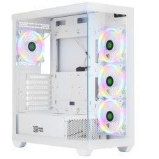 Корпус BaseTech eXtreme GFX-05 [BT-GFX-05W-TG-4F-RGB] белый