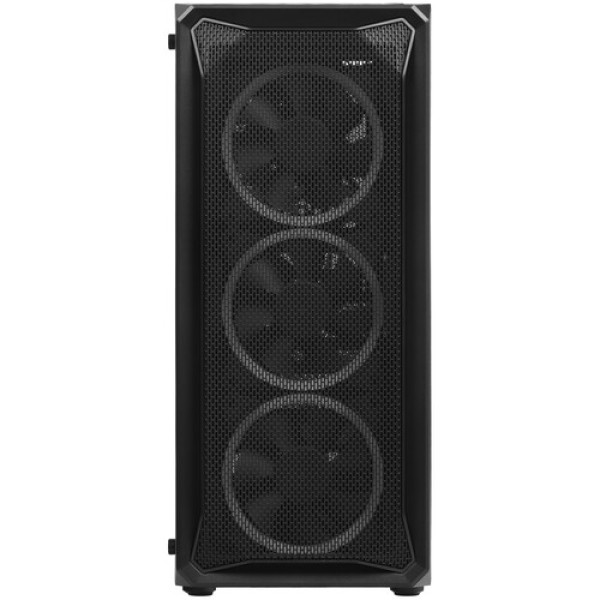 Корпус PowerCase Mistral Z4 Mesh RGB [CMIZB-R4] черный