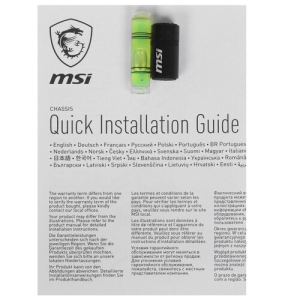 Корпус MSI MAG PANO M100L PZ черный