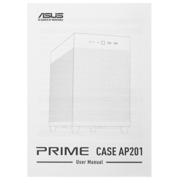 Корпус ASUS Prime AP201 [90DC00G0-B39010] черный
