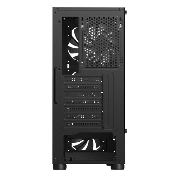 Корпус XASTRA A302 [A302-BK-FC120FRGB-4F-GL] черный