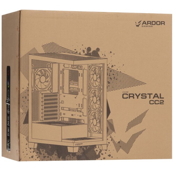Корпус ARDOR GAMING Crystal CC2 черный