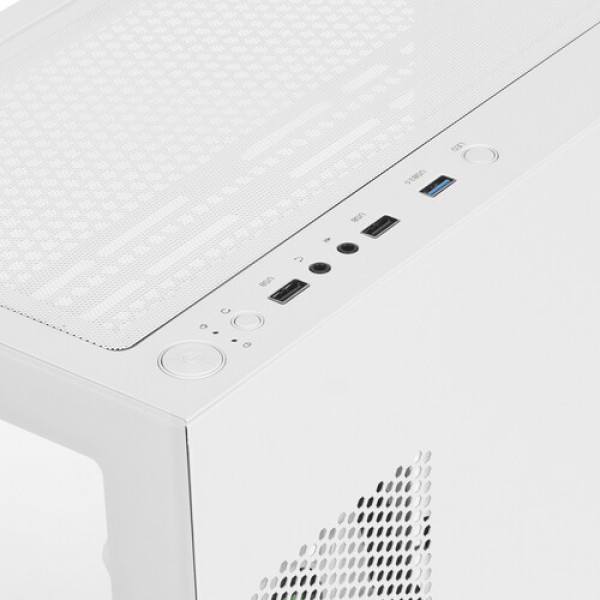 Корпус BaseTech eXtreme GFX-05 [BT-GFX-05W-TG-4F-RGB] белый