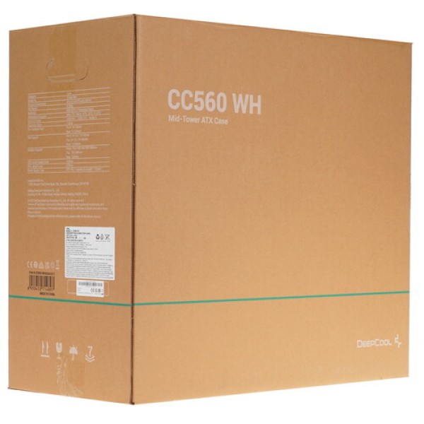 Корпус DEEPCOOL CC560 WH [R-CC560-WHGAA4-G-1] белый