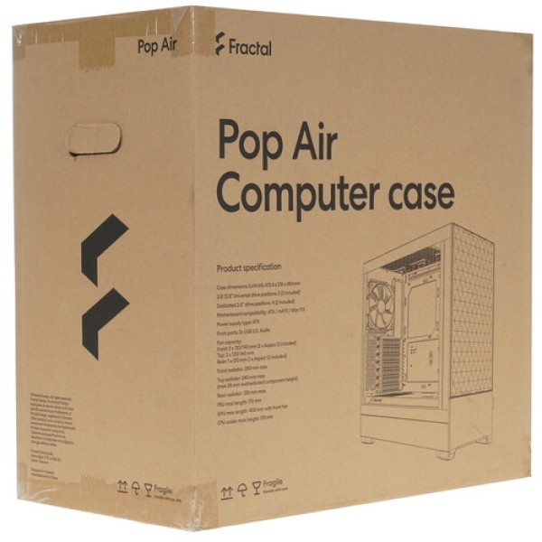 Корпус Fractal Design Pop Air [FD-C-POA1A-02] черный