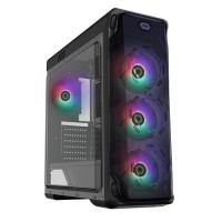 Корпус GameMax StarLight FRGB BK [StarLightFRGBBK] черный