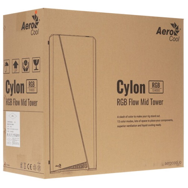 Корпус AeroCool Cylon WG белый