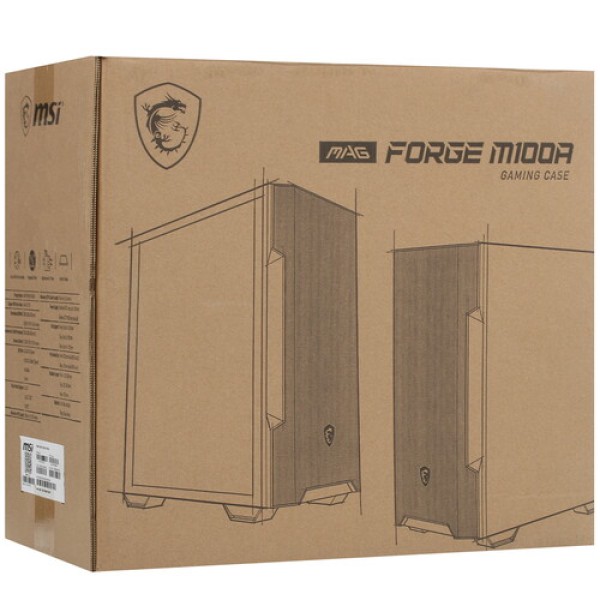 Корпус MSI MAG FORGE M100A [306-7G20A21-809] черный