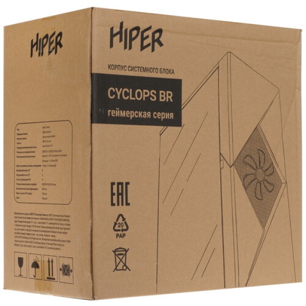 Корпус HIPER CYCLOPS BR черный