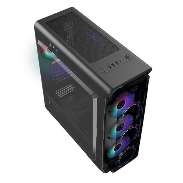 Корпус GameMax StarLight FRGB BK [StarLightFRGBBK] черный