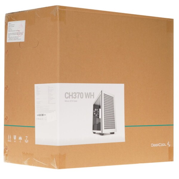 Корпус DEEPCOOL CH370 WH [R-CH370-WHNAM1-G-1] белый