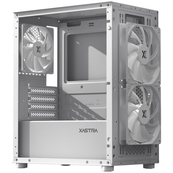 Корпус XASTRA A303M 3FRGB WH [A303M-2FC14F-1FC12F-D-WH] белый