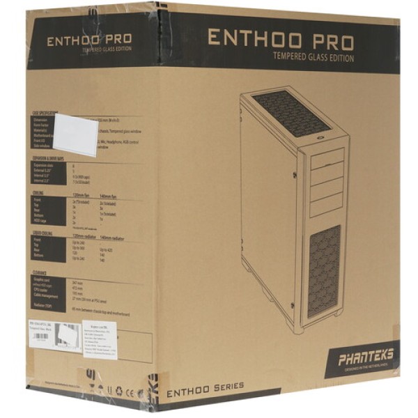 Корпус Phanteks Enthoo Pro Tempered Glass [PH-ES614PTG_BK] черный