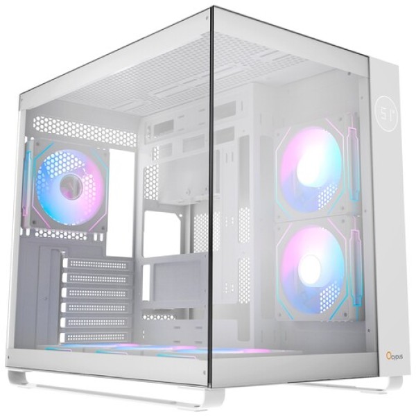 Корпус Ocypus Iota C70 ARGB [Iota-C70-WHD600XX-GL] белый