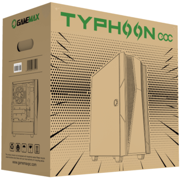 Корпус GameMax Typhoon COC [A3610] черный