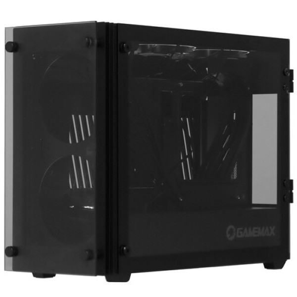 Корпус GameMax Stratos ITX [StarLightFRGBBK] черный