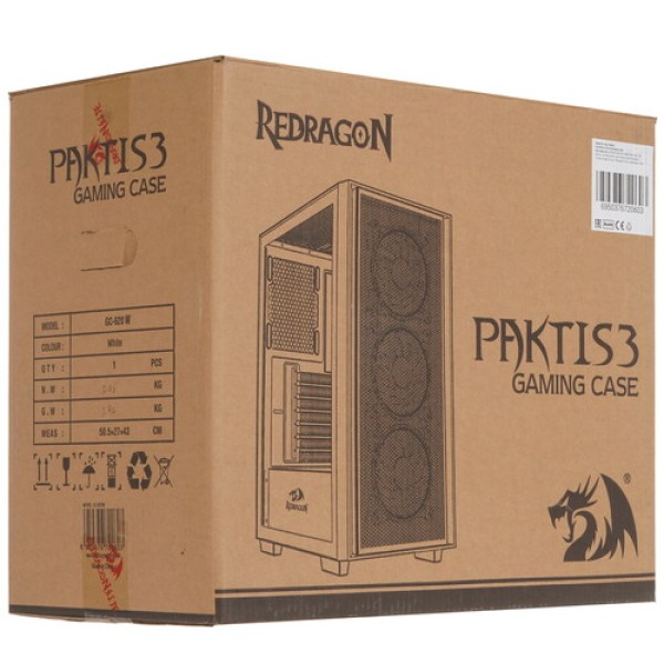 Корпус Redragon Paktis3 [72060] белый