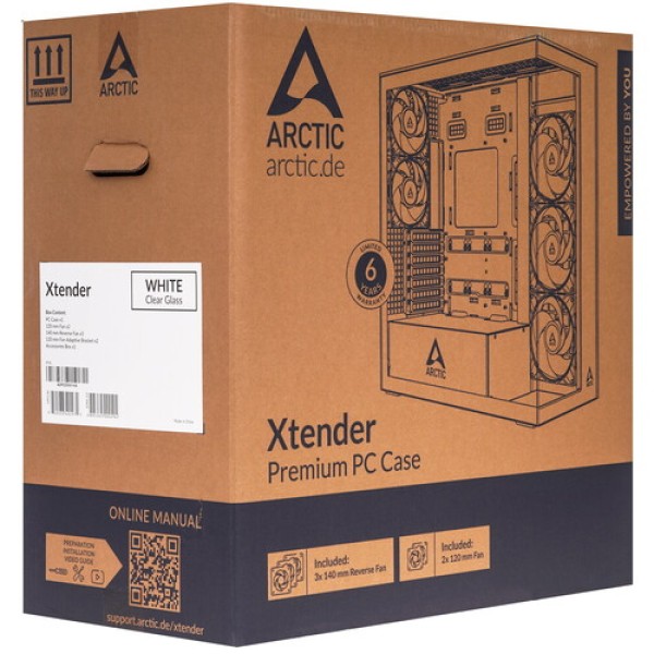 Корпус Arctic Xtender White [ACPCC00014A] белый
