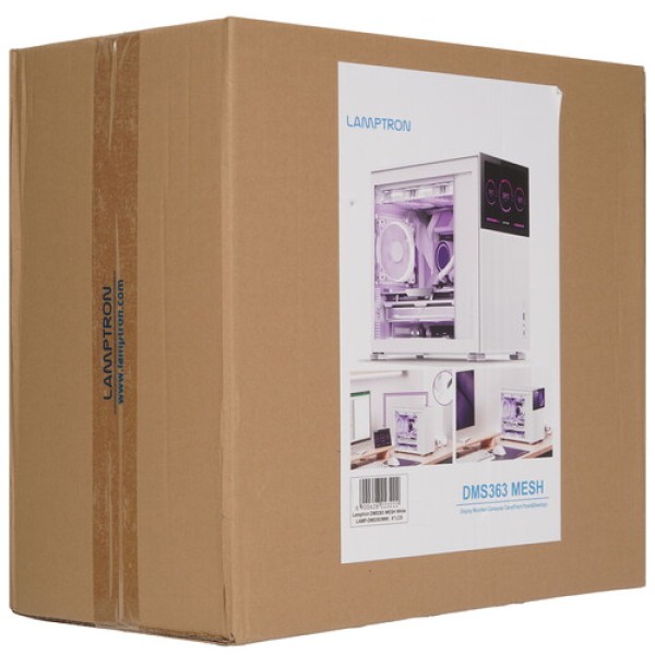 Корпус Lamptron DMS363 MESH [LAMP-DMS363MW] белый