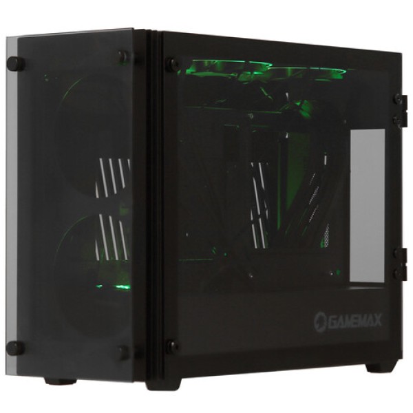 Корпус GameMax Stratos ITX [StarLightFRGBBK] черный