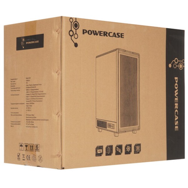 Корпус PowerCase Mistral A4B [CMAB-L4] черный