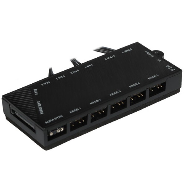 Корпус GameMax Stratos ITX [StarLightFRGBBK] черный