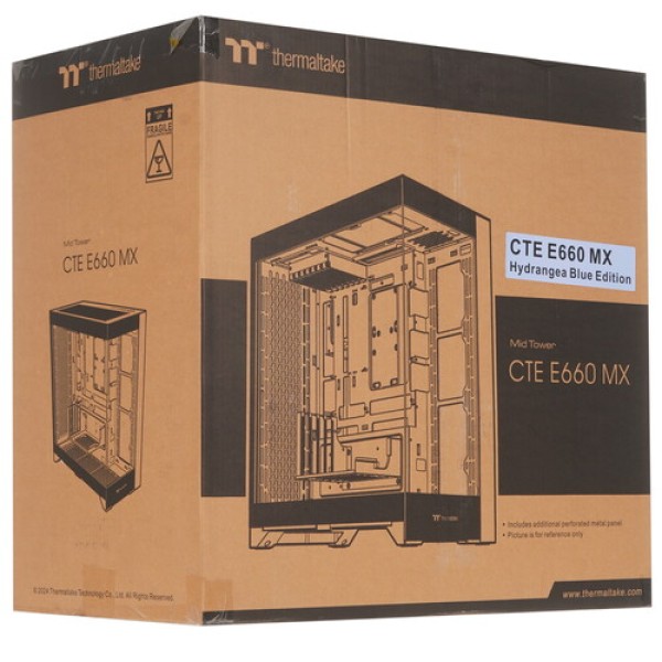 Корпус Thermaltake CTE E660 MX Hydrangea Blue [CA-1Y3-00MFWN-01] голубой