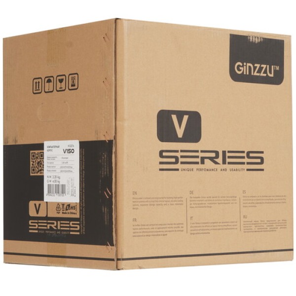 Корпус Ginzzu V150 черный