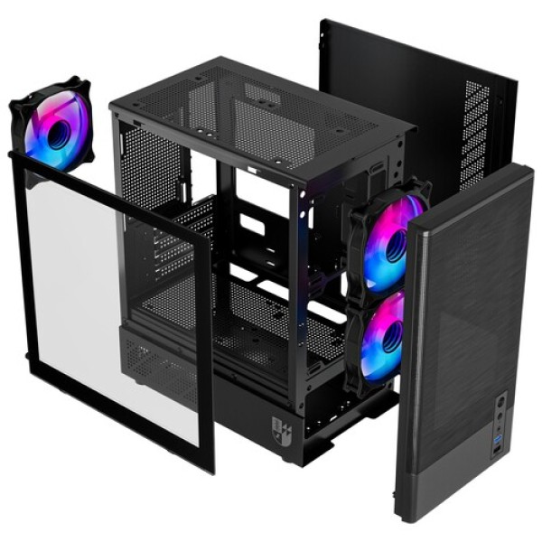 Корпус Iron Pride Warrior Z7 [УФ-20250014] черный