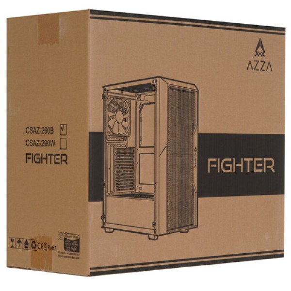 Корпус AZZA FIGHTER [CSAZ-290] черный
