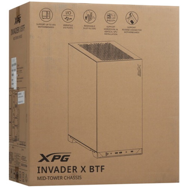 Корпус ADATA XPG INVADER X BTF [INVADERXBTFMT-WHCWW] белый