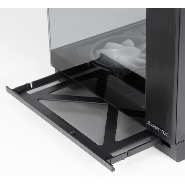 Корпус CHIEFTEC VISIO GM-30B-TG-OP черный