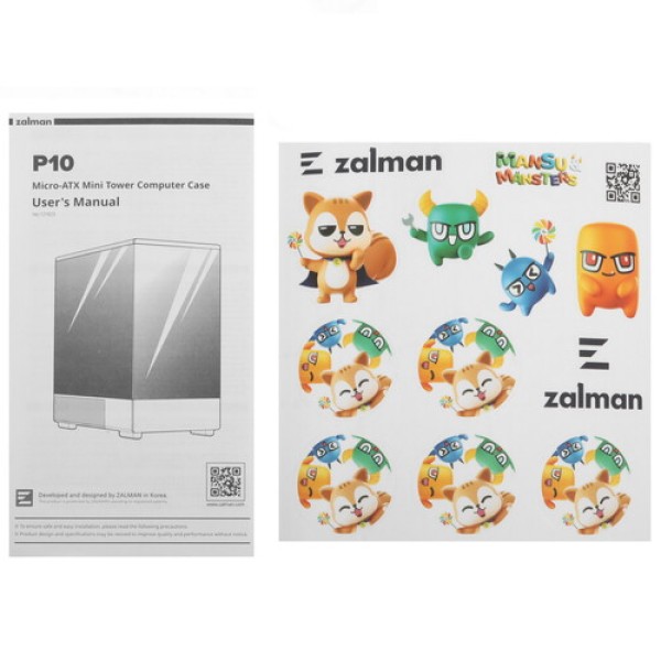 Корпус ZALMAN P10 [P10 White] белый