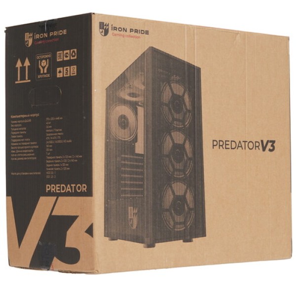 Корпус Iron Pride Predator V3 Black [УФ-00002572] черный