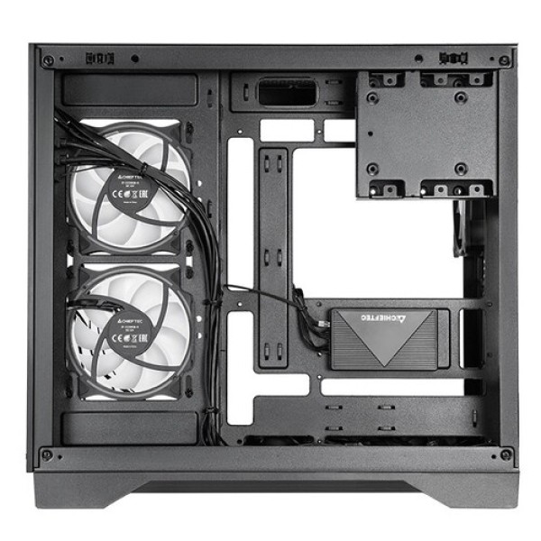 Корпус CHIEFTEC VISIO GM-30B-TG-OP черный