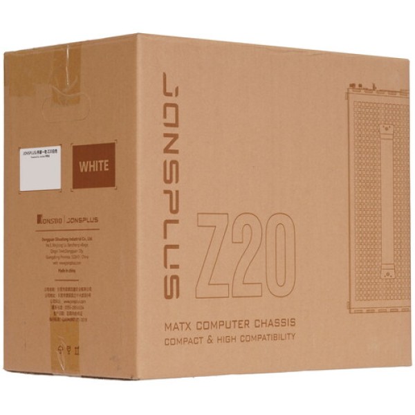 Корпус JONSBO Jonsplus Z20 [Z20White] белый