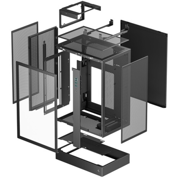 Корпус DEEPCOOL CH170 PLUS [R-CH170-BKNGM0-G] черный