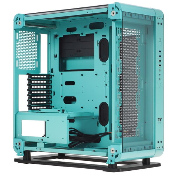 Корпус Thermaltake Core P6 TG Turquoise [CA-1V2-00MBWN-00] бирюзовый