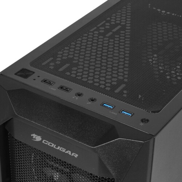 Корпус Cougar MX410 Mesh-G RGB [CGR-5VM6B-MESH-G-RGB] черный