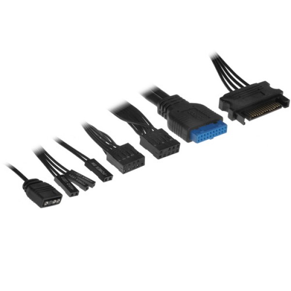 Корпус Cougar MX410 Mesh-G RGB [CGR-5VM6B-MESH-G-RGB] черный