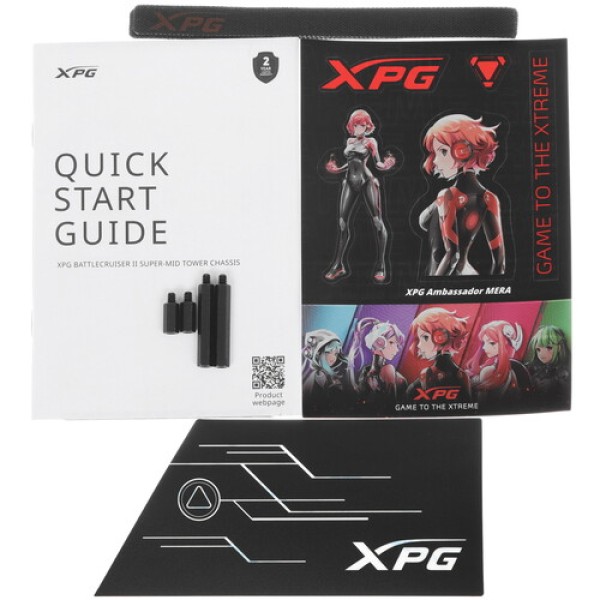 Корпус ADATA XPG BATTLECRUISER II [BATTLECRUISERIIST-BKCWW] черный