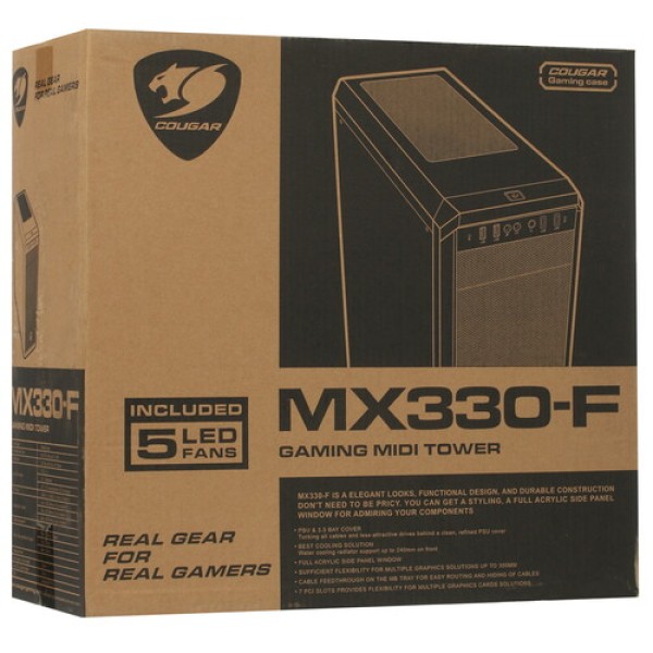 Корпус Cougar MX330-F черный