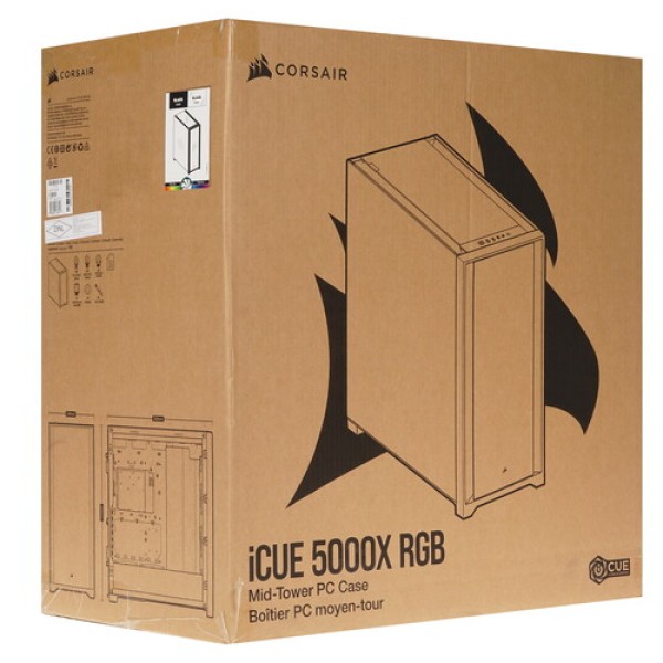 Корпус Corsair iCUE 5000X RGB [CC-9011212-WW] черный