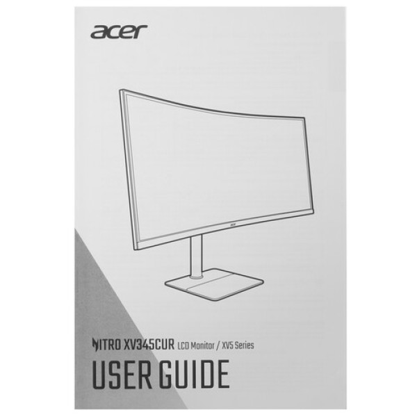 34" Монитор Acer Nitro XV345CURV3bmiphuzx черный