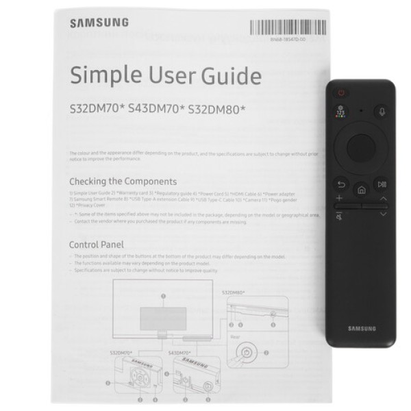43" Монитор Samsung Smart M7 M70D S43DM700UI черный