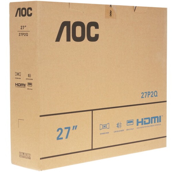 27" Монитор AOC 27P2Q черный