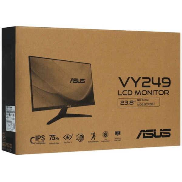23.8" Монитор ASUS VY249HE черный